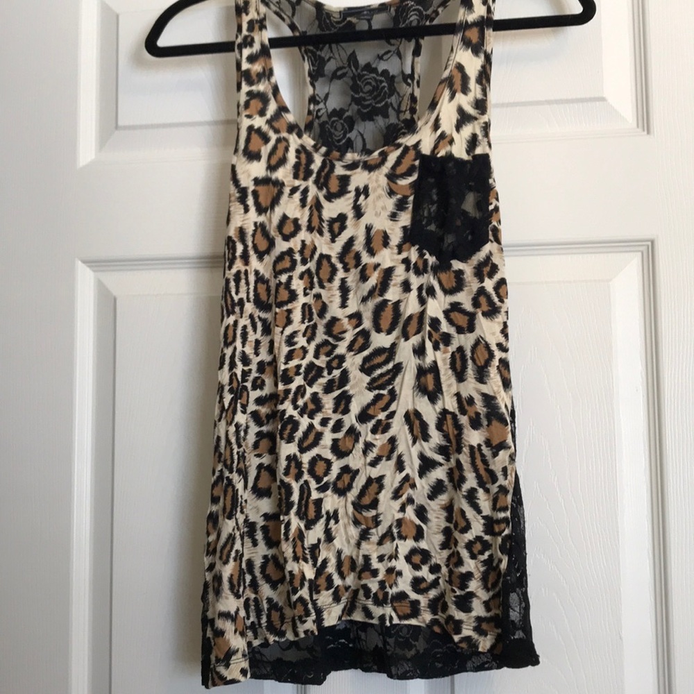 Leopard print tank